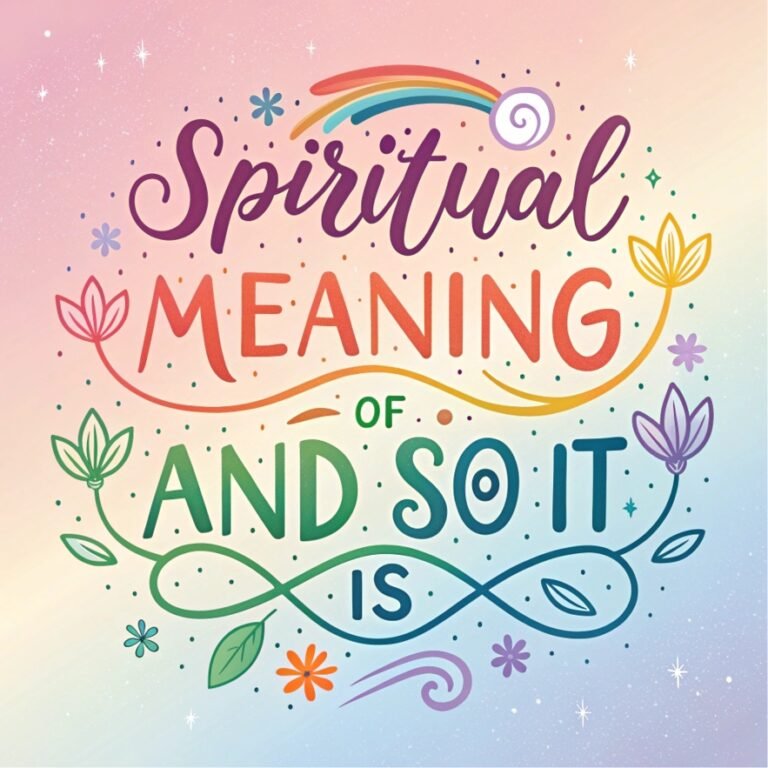 15 Spiritual Meaning of “And So It Is”: Profound Mystical Significance