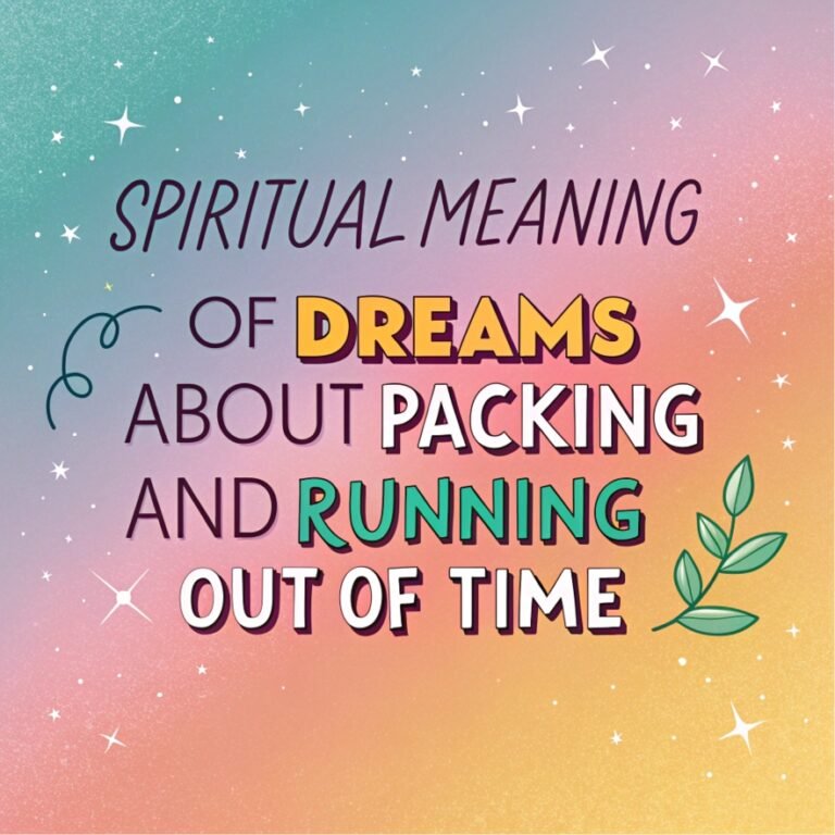 12 Spiritual Meaning of Dreams About Packing and Running Out of Time: A Secret of Transition?