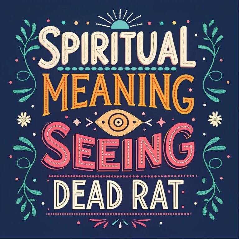 12 Spiritual Meaning of Seeing a Dead Rat: A Sign of Transformation?