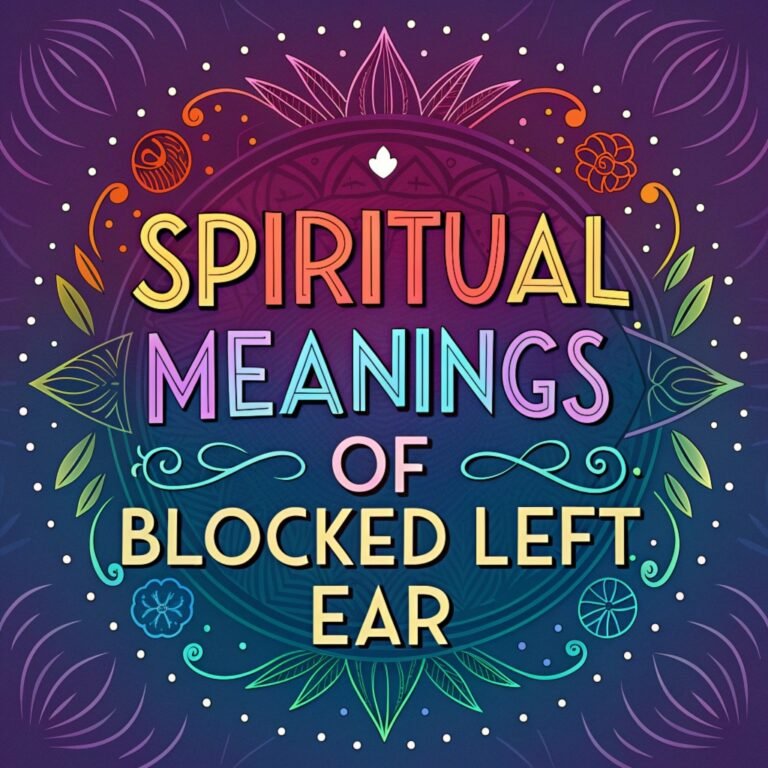 12 Spiritual Meanings of Blocked Left Ear: A Sign of Spiritual Secrets