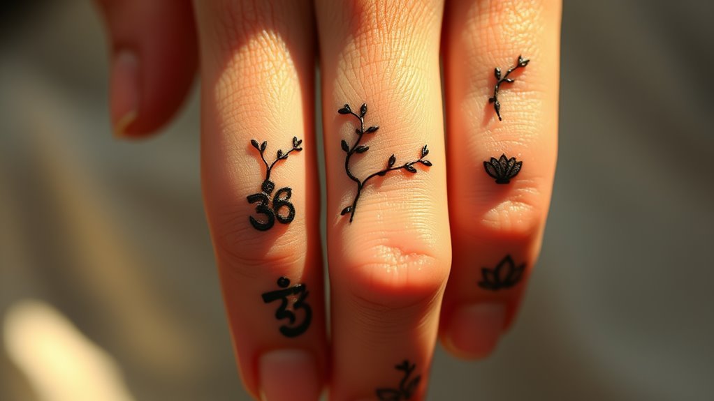 finger tattoo symbol meanings