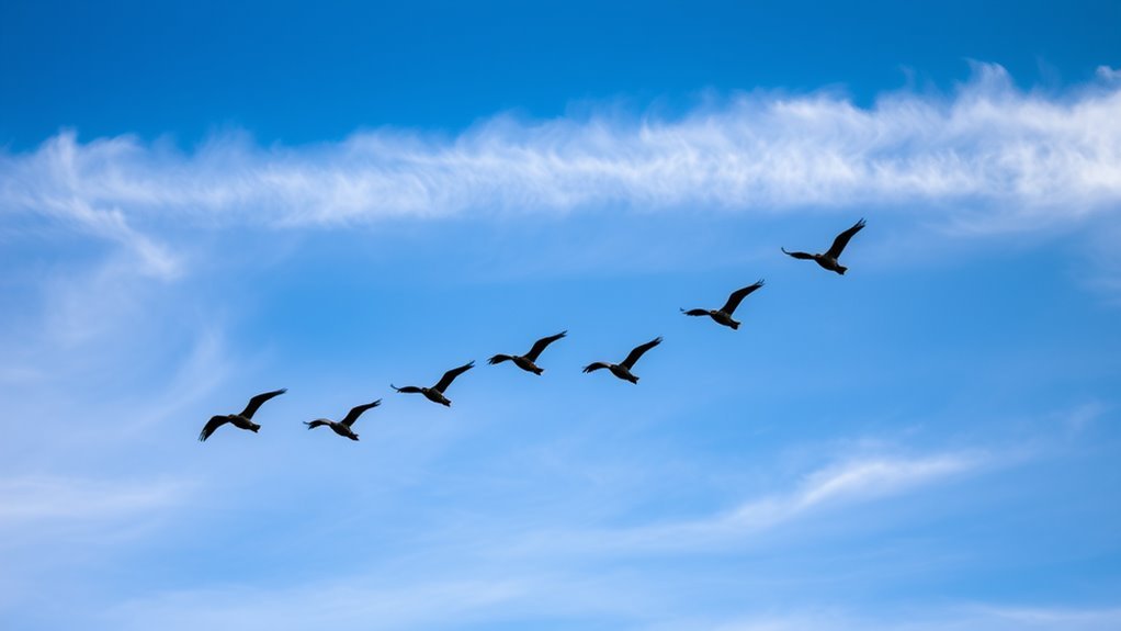 migratory bird flight patterns