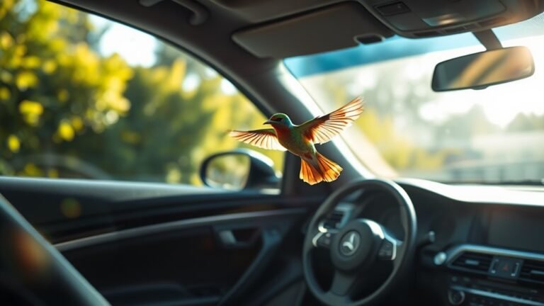 birds in car symbolism