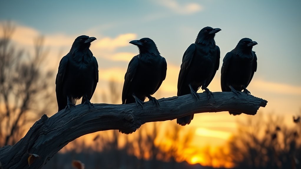 crows symbolize spiritual messages