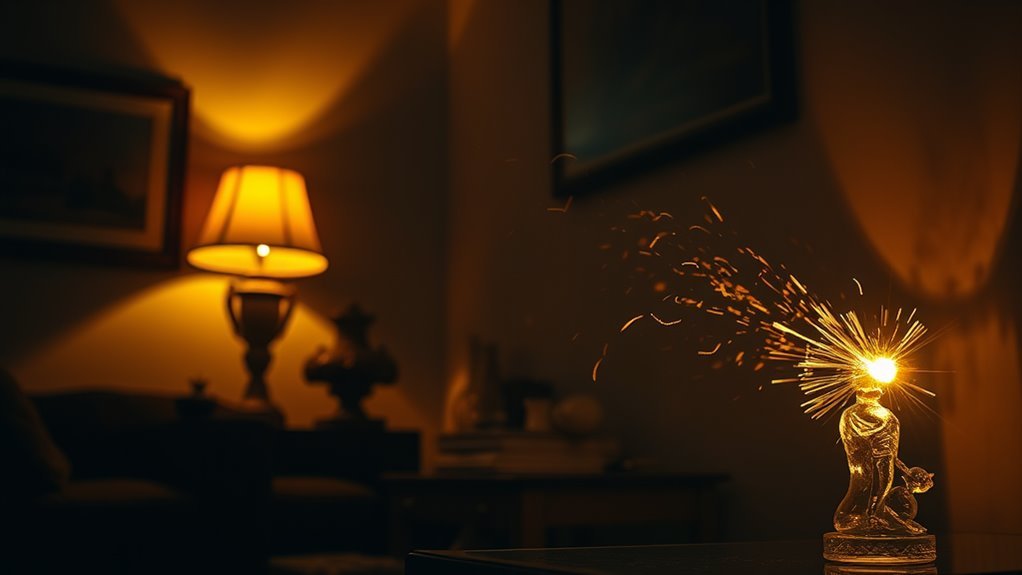 flickering lights spiritual significance