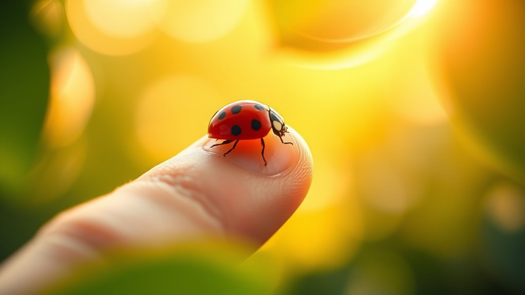 ladybug symbolizes good luck