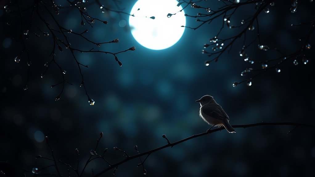 nighttime bird chirping meanings