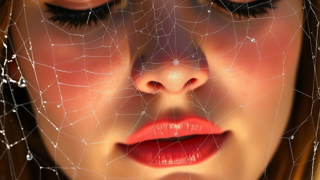 spider web sensation significance