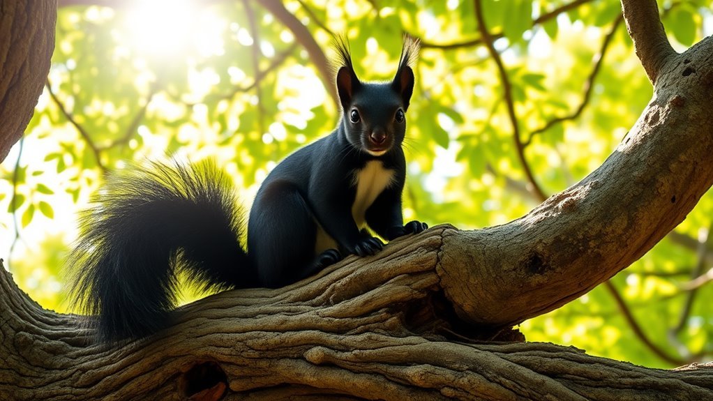 spiritual symbolism of black squirrels