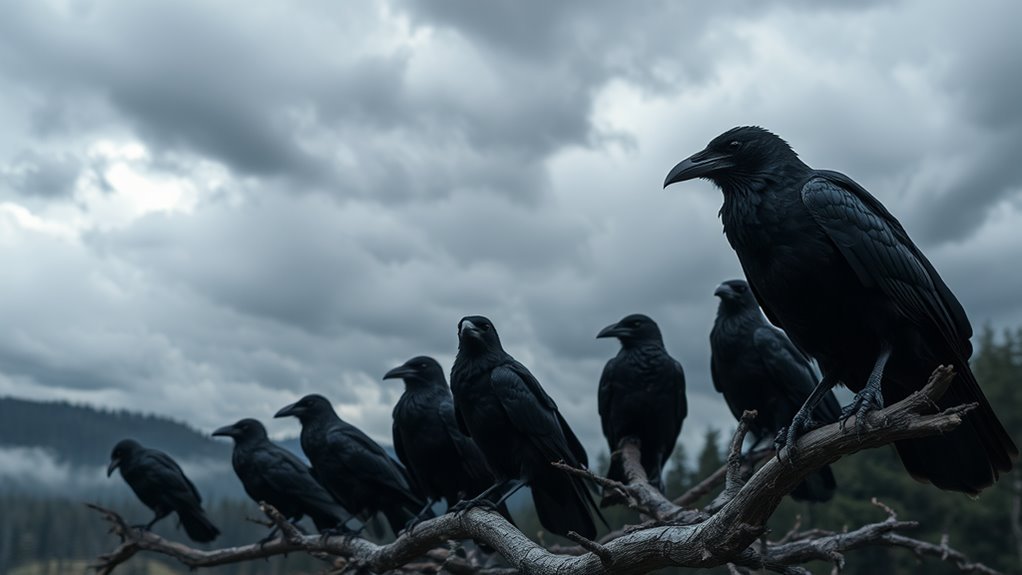 spiritual symbolism of crows