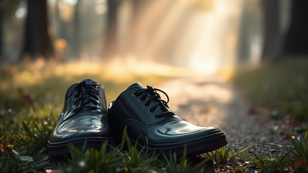 symbolism of black shoes