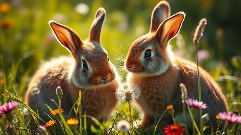 symbolism of brown rabbits