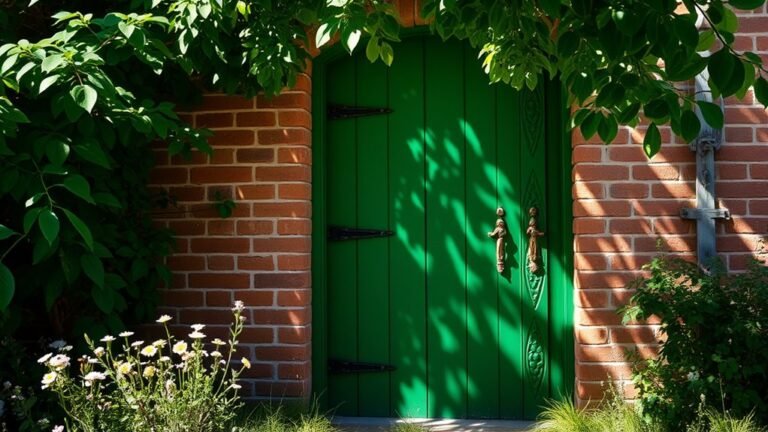 symbolism of green doors