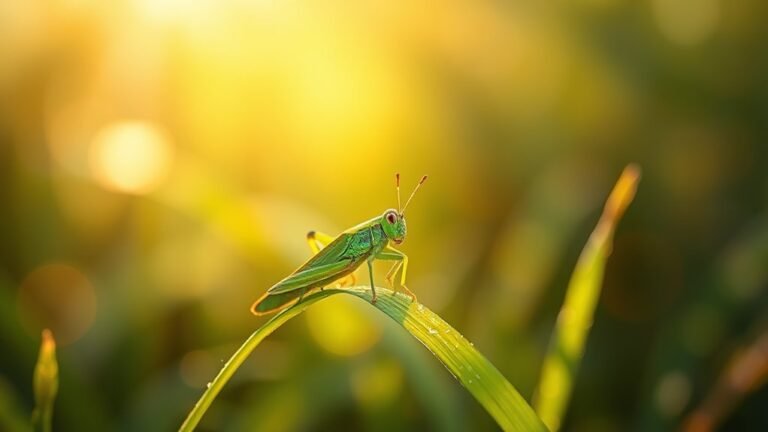 symbolism of green grasshopper