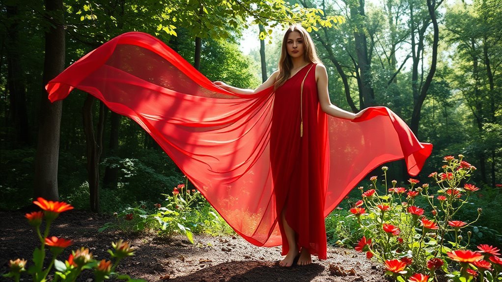 symbolism of red lady