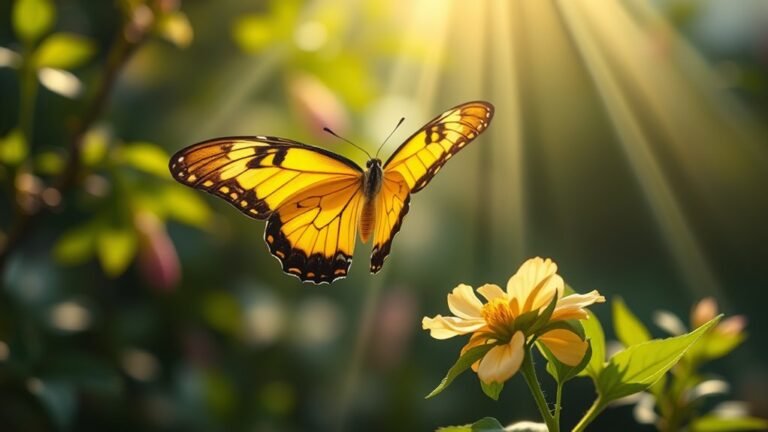 symbolism of yellow butterflies