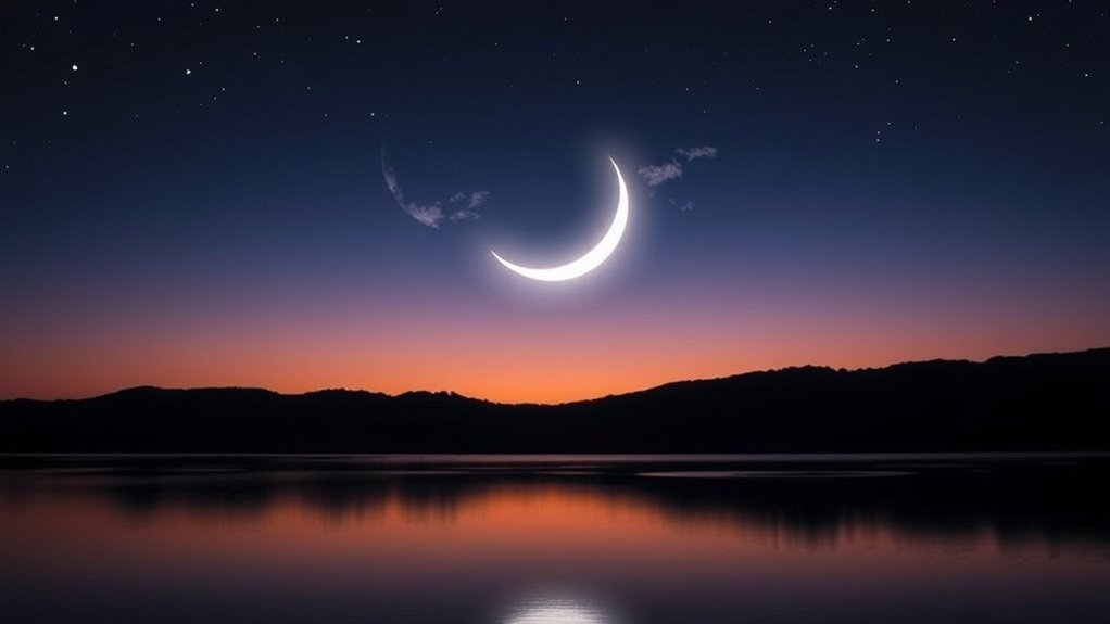 upside down crescent moon significance