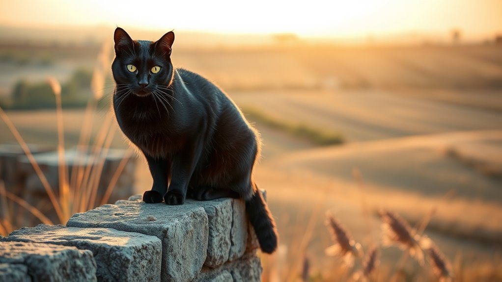 black cats symbolize intuition