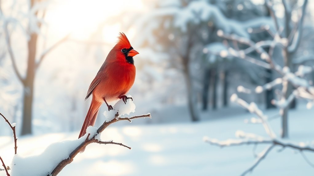 cardinals symbolize divine messages