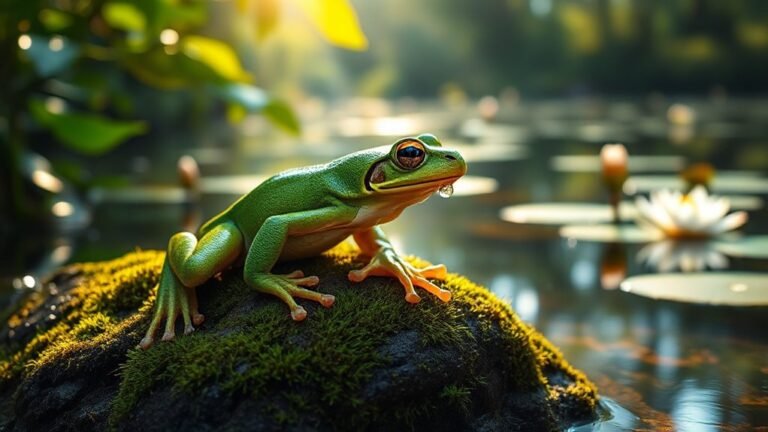 frogs symbolize transformation and renewal