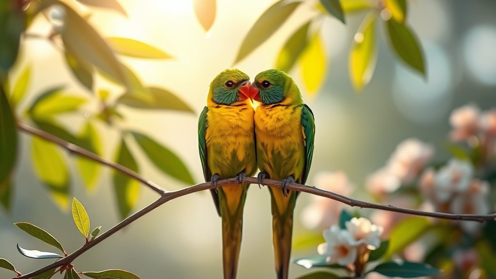 hidden meanings of lovebirds