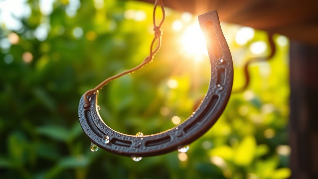 horseshoes symbolize spiritual protection