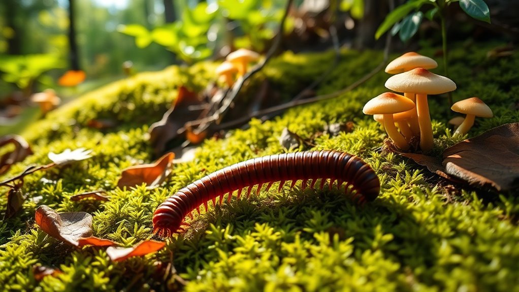 millipedes symbolize spiritual transformation