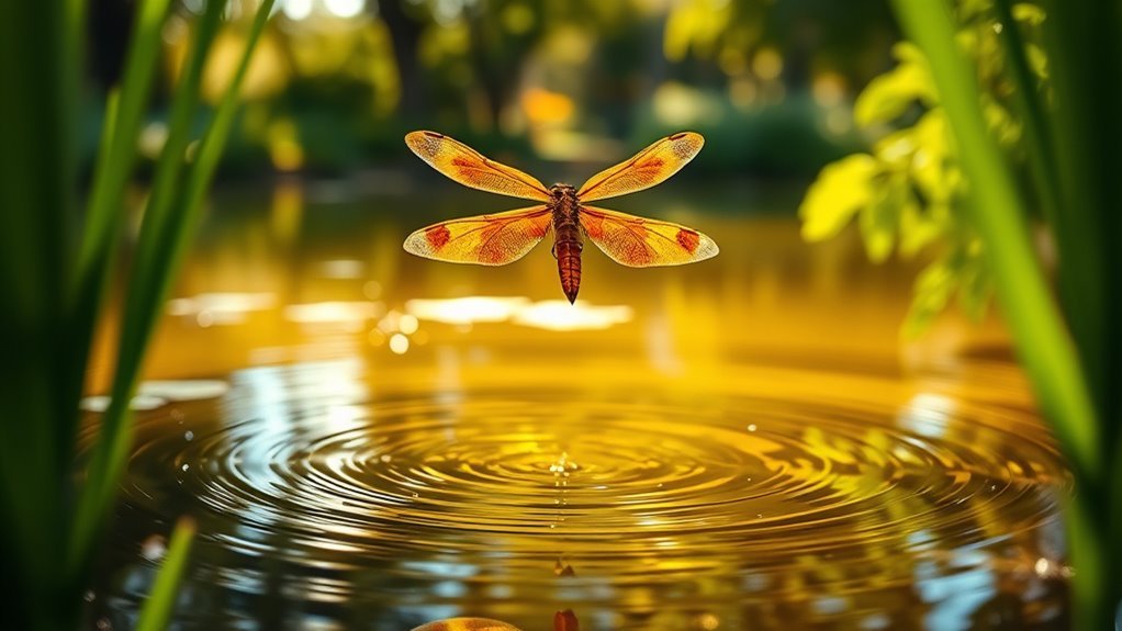 orange dragonfly spiritual symbolism