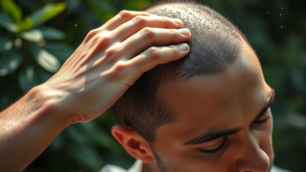 scalp scratching spiritual significance