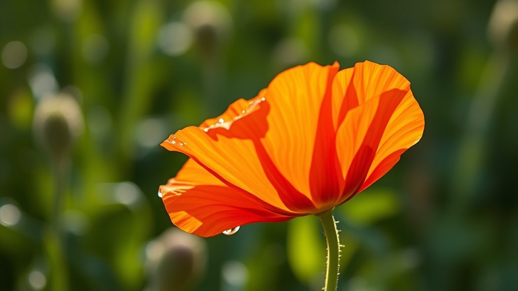 spiritual insights of orange poppy