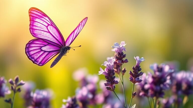 symbolism of purple butterflies