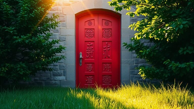 symbolism of red doors