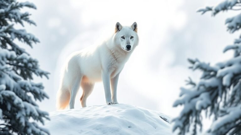 symbolism of white wolves