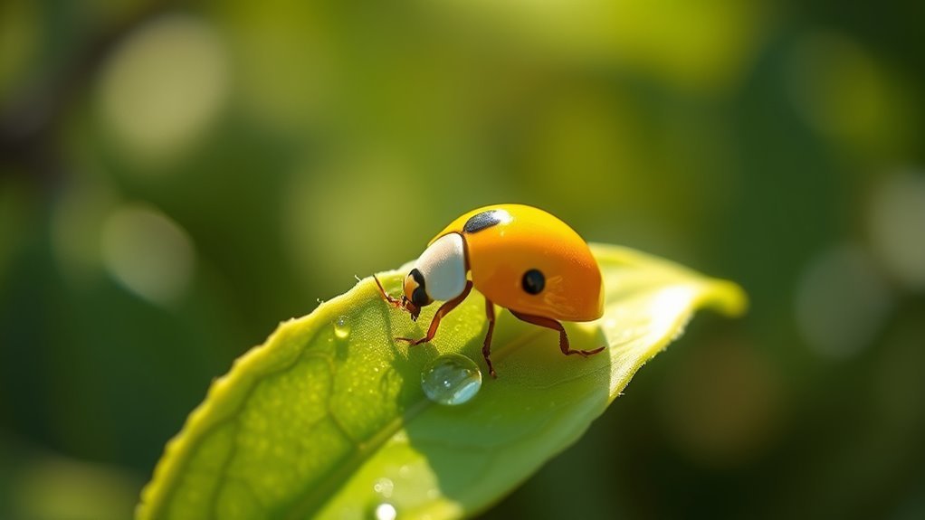 symbolism of yellow ladybugs