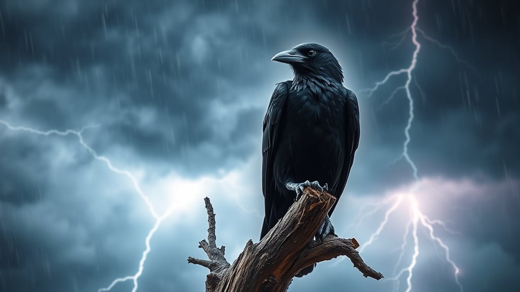 black crow symbolizes change