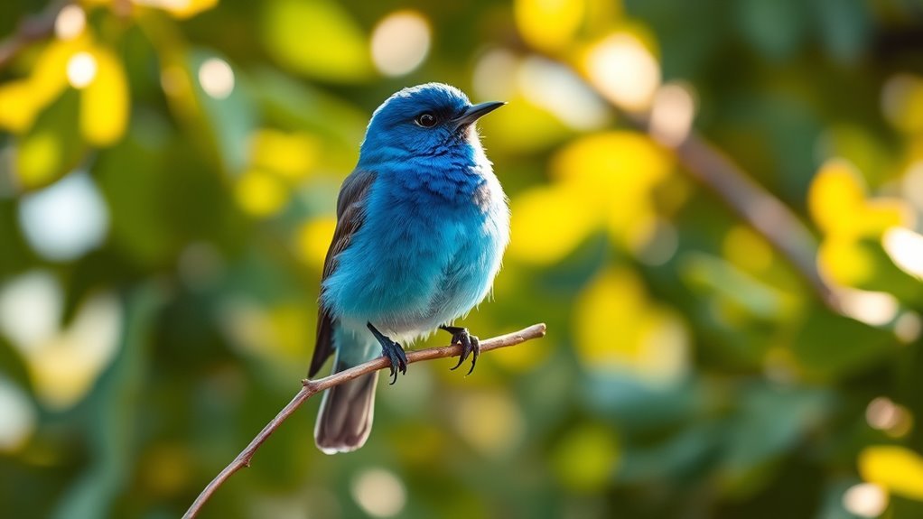 bluebird symbolizes happiness and light