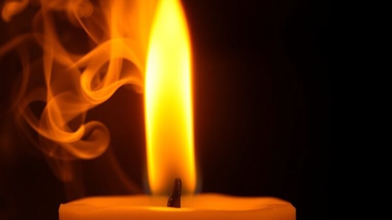 candle flame spiritual warnings