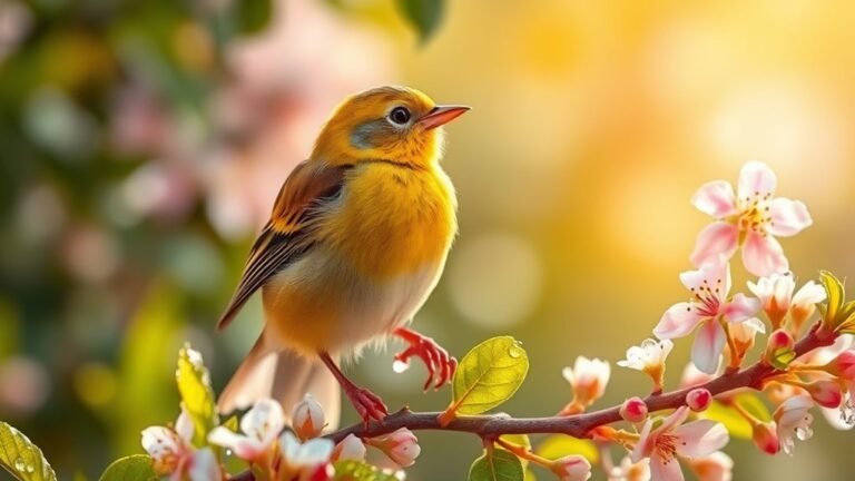 finch symbolizes joy and song