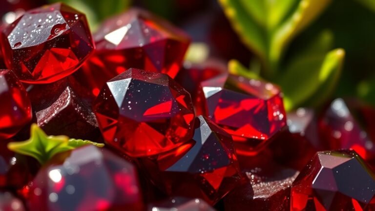 garnet symbolizes passion and grounding