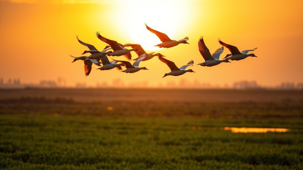 geese symbolize teamwork and migration