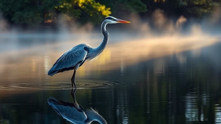 great blue heron symbolism