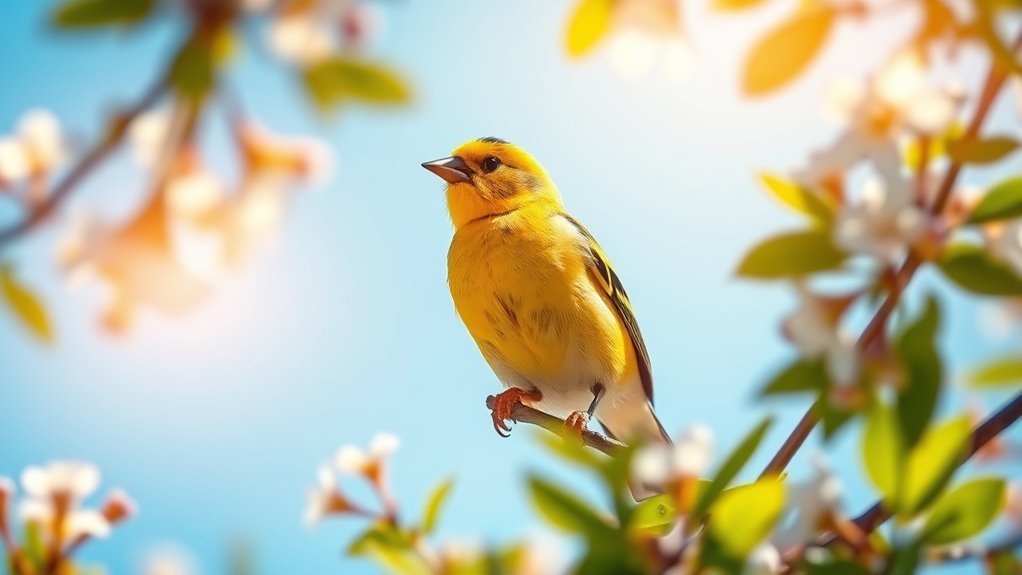 joyful inspiration from goldfinch