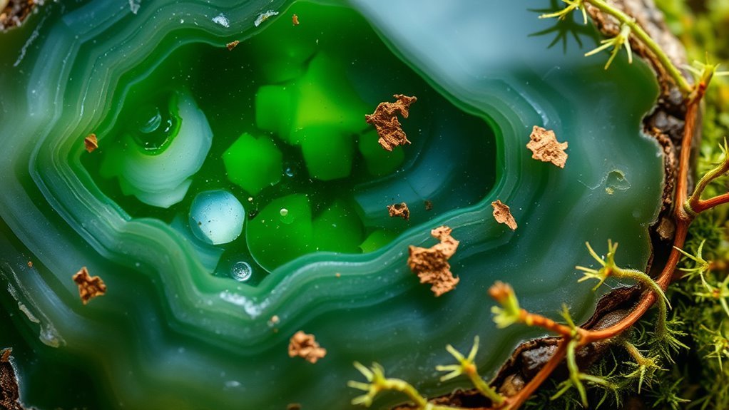 moss agate promotes growth