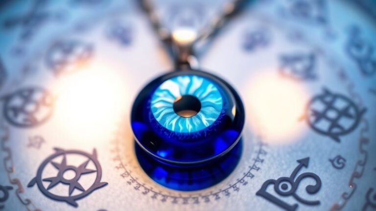 protection through blue eye