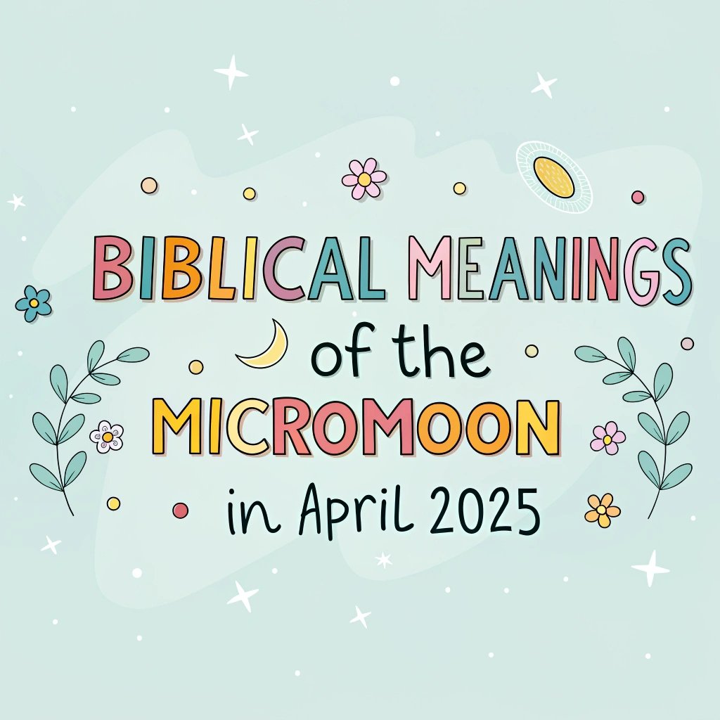 Biblical Meanings of the Micromoon in April 2025 2 Biblical Meanings of the Micromoon in April 2025 Micromoon