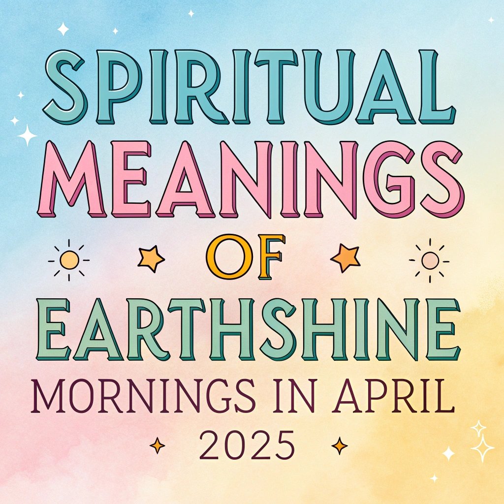 Spiritual Meanings of Earthshine Mornings in April 2025 2 Spiritual Meanings of Earthshine Mornings in April 2025 Earthshine