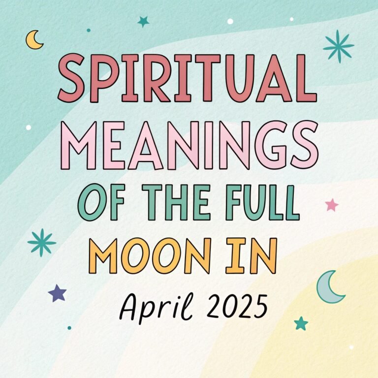 Spiritual Meanings of the Full Moon in April 2025