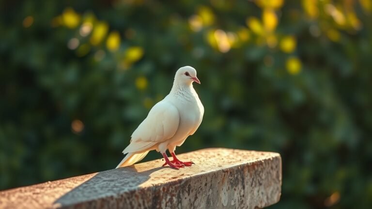 white pigeon spiritual significance