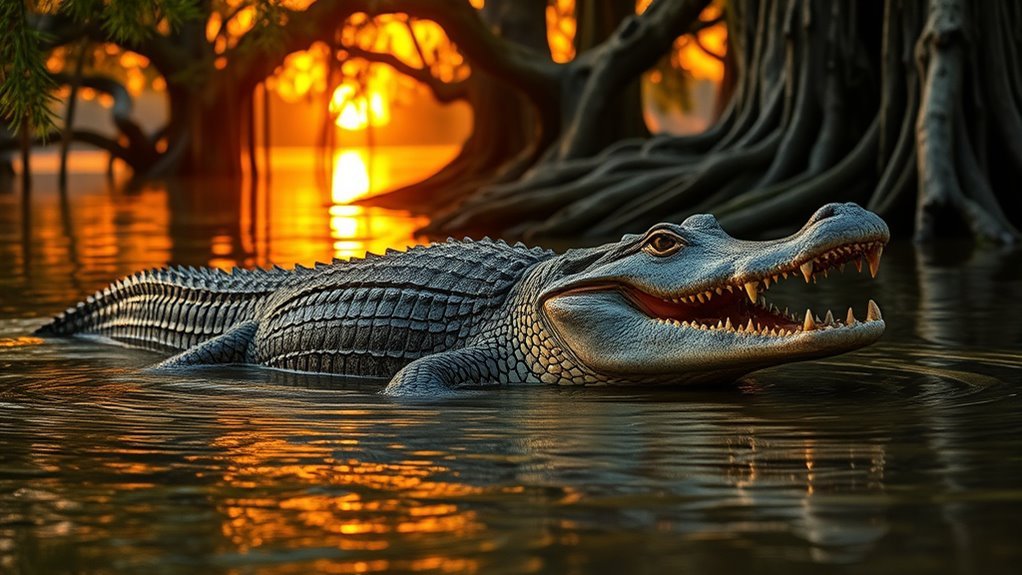 alligator symbolizes wisdom and strength