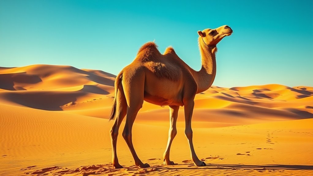 camel symbolizes endurance and resourcefulness